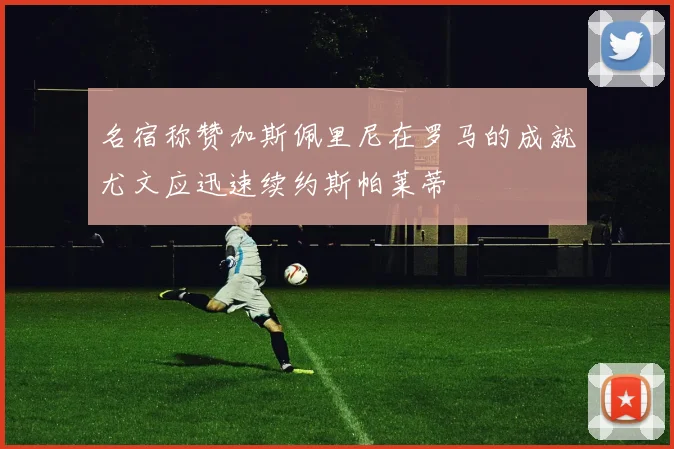 名宿称赞加斯佩里尼在罗马的成就尤文应迅速续约斯帕莱蒂